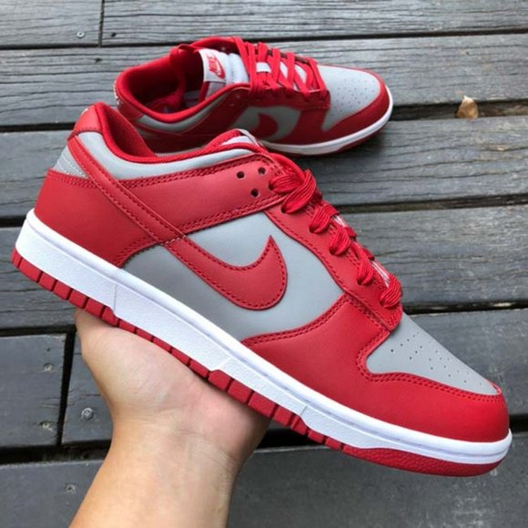 Nike Dunk Low x Retro Medium Grey Varsity Red UNLV Sneakers